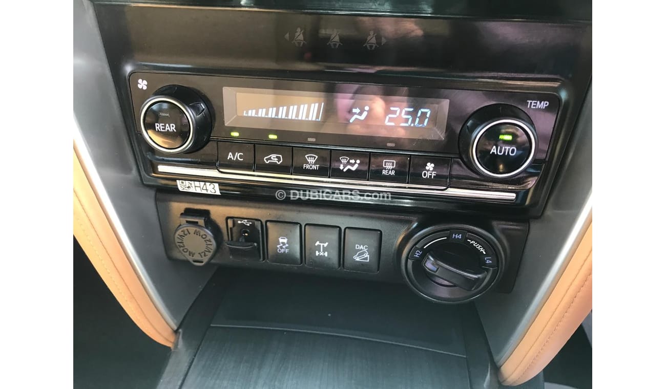 Toyota Fortuner diesel white color 2015 model full option 7 seats automatic 2.8L