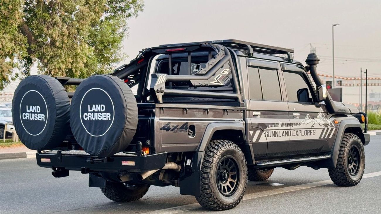 Toyota Land Cruiser Pick Up MODIFIED TO 2024 MODEL | DOUBLE CABIN | MANUAL TRANSMISSION | RHD | 2016 | Back Swing Double Spare W