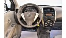 Nissan Sunny AED 574 PM | 1.5L SV SPOILER GCC DEALER WARRANTY