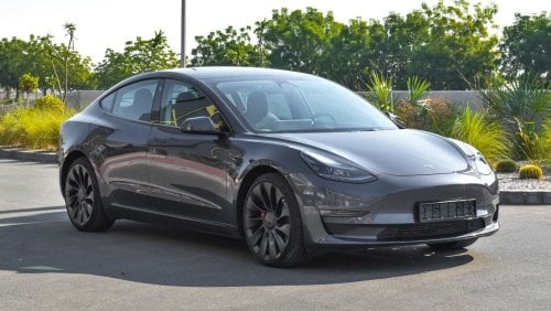 Tesla Model 3 Performance 2023 - GCC - Under Warranty - Low Mileage - Supercharge Network Access