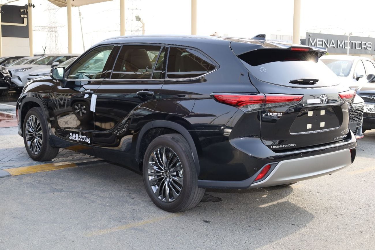 تويوتا هايلاندر Automatic . Hybrid . SUV/Crossover . All Wheel Drive . 7 Seats . 5 Doors ▾ Brand new 2026 Toyota Highlander Limited E-Four Hybrid 2.5L, Chinese Specs. Premium top-tier trim fe