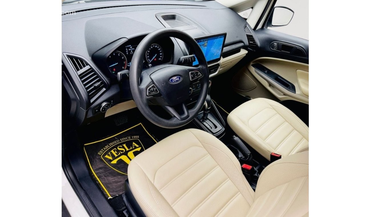 Ford Eco Sport LIMITED!! + LEATHER SEAT + NAVIGATION / GCC / 2019 / DEALER WARRANTY VALID UNTIL 18/12/2023 / 792DHS
