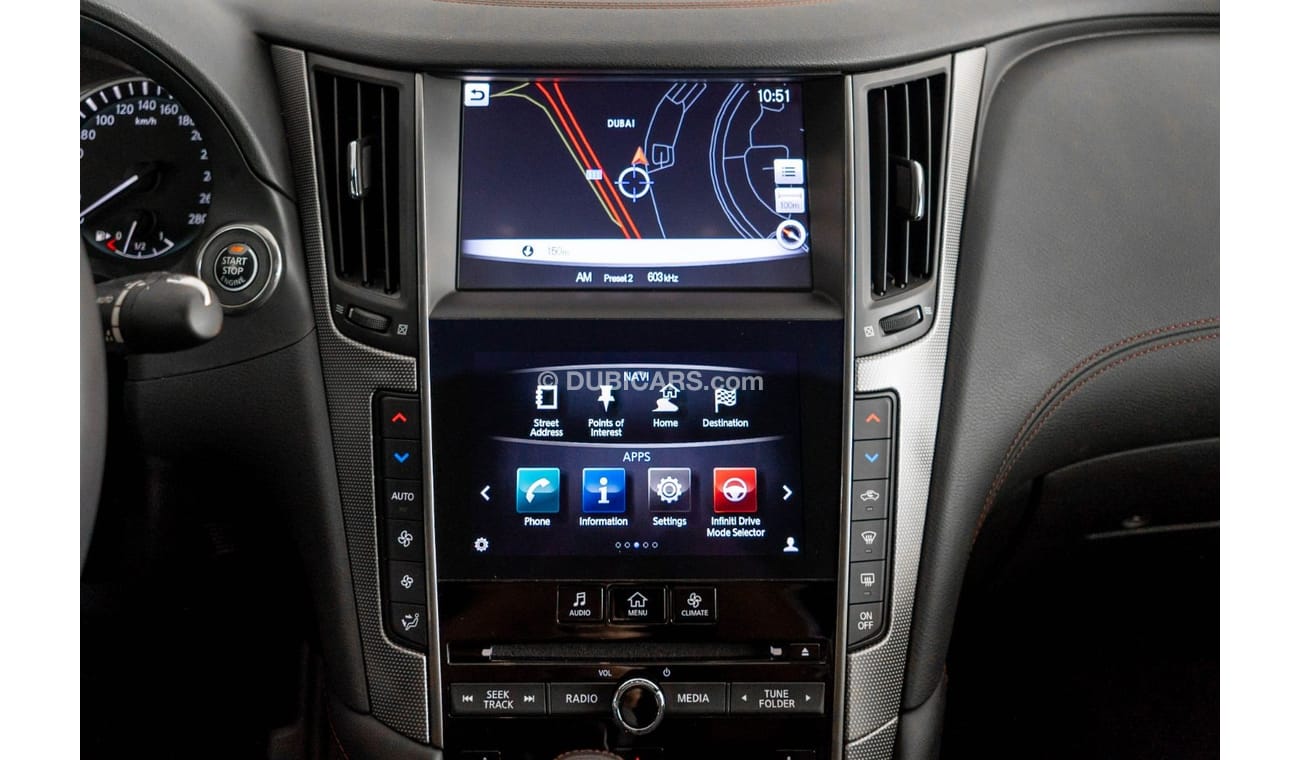 Infiniti Q50 Red Sport 400 2018 Infiniti Q50 S 3.0L V6 Red Sport / Full Infiniti History