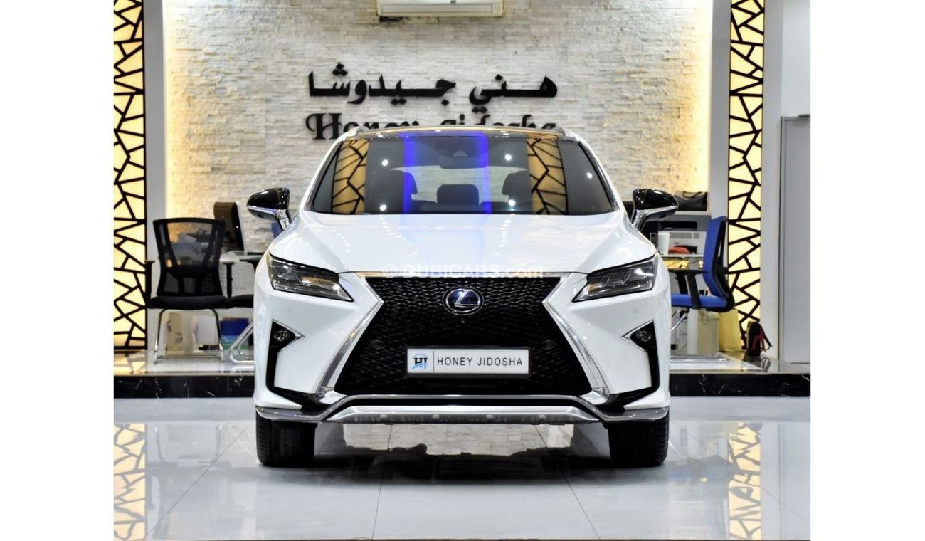 Lexus RX450h EXCELLENT DEAL for our Lexus RX450 F-Sport HYBRID ( 2016 Model ) in White Color GCC Specs