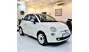 Fiat 500 AMAZING Fiat 500 2010 Model!! White Color! GCC Specs.