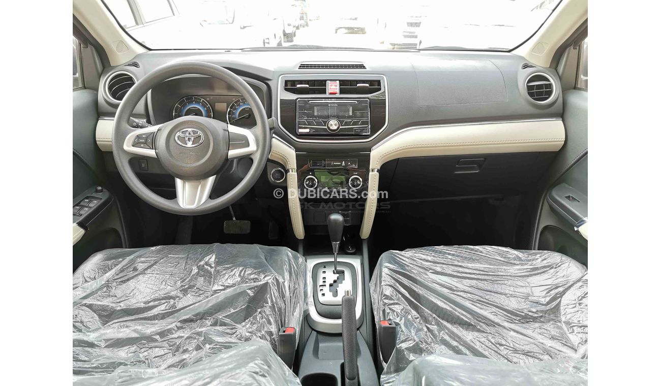 Toyota Rush 1.5L Petrol, 17" Rims, Roof A/C Ventilator, Front Defogger Control, Fabric Seat (CODE # TRGC04)
