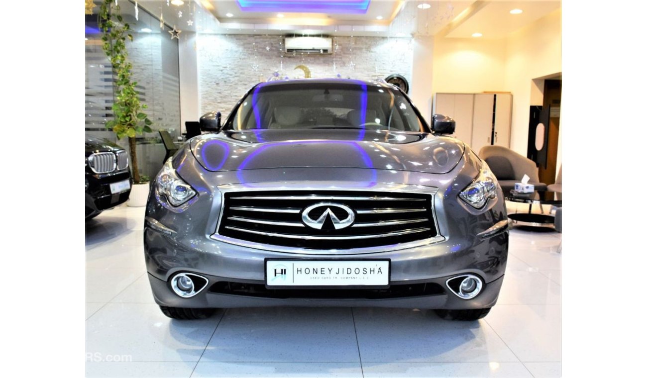 إنفينيتي QX70 ORIGINAL PAINT With Service History Infiniti QX70 2014 Model!! in Grey Color! GCC Specs