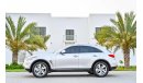 إنفينيتي QX70 | AED 2,135 Per Month! | 0% DP | Agency Warranty |  Low Mileage!