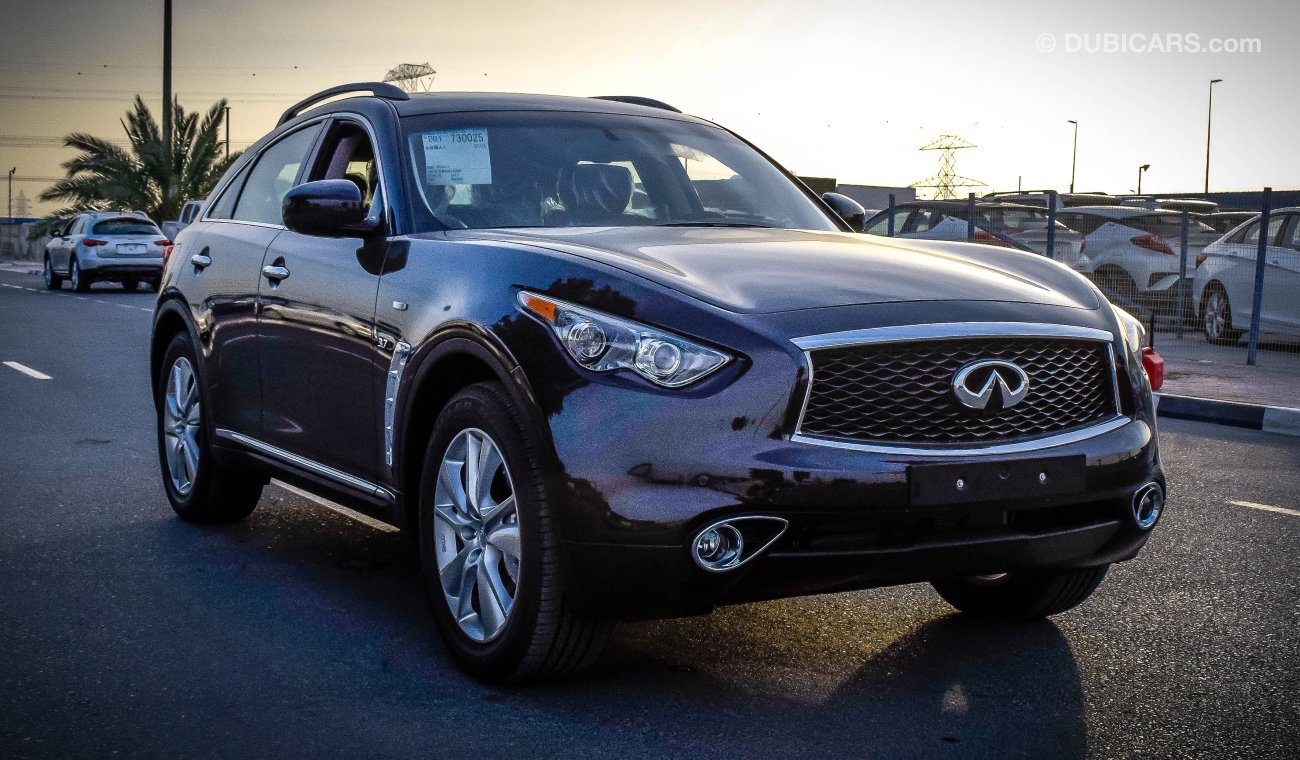 Infiniti QX70 Excellence 3.7L - V6 - with Warranty from Agency - GCC Specs - Zero KM-