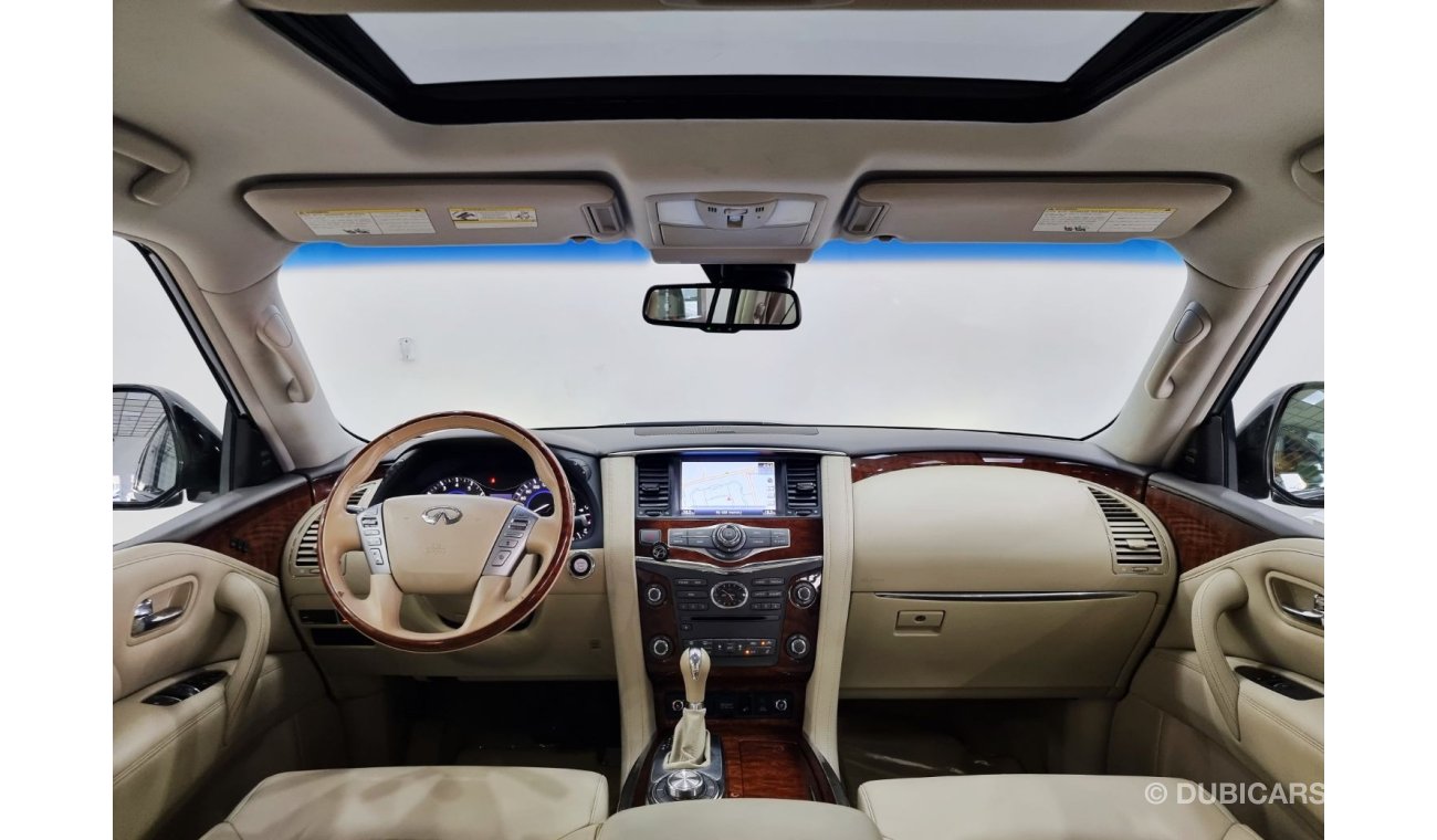 إنفينيتي QX80 2016-GCC-Full Option-Excellent Condition-Vat Inclusive-Bank Finance Available