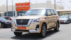 Nissan Patrol LE Platinum LE Platinum nissan patrol 2014 upgrade 2021 8 Cylinder GULF SPECS CAR 161,000 KM gold co