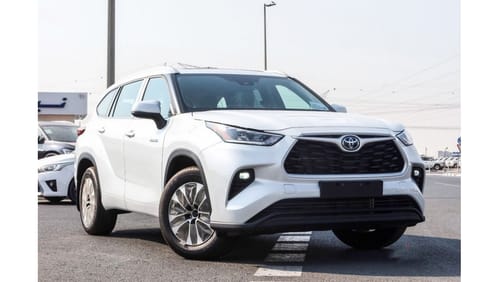 تويوتا هايلاندر Brand New Toyota Highlander HL25-GLEH | 2.5L |White / Grey | 2022 | For Export Only