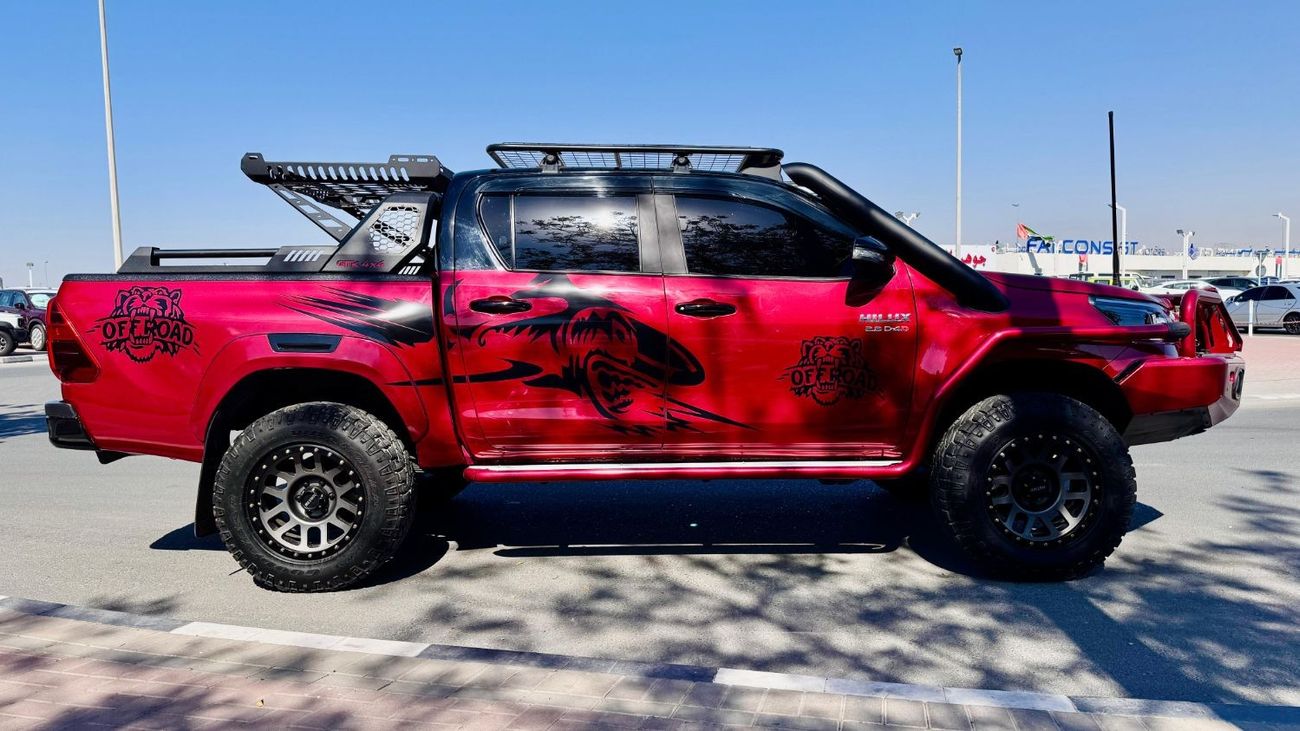 Toyota Hilux OFF ROAD MODIFIED DOUBLE CABIN PICKUP | 2.8L DIESEL ENGINE | RHD | 2023 | MANUAL TRANSMISSION | SIDE