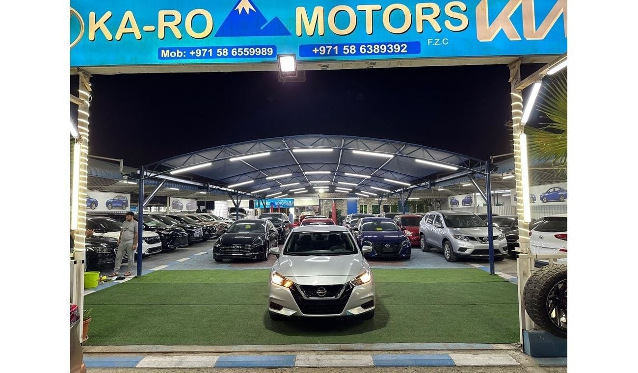 نيسان فيرسا Nissan Versa 2021 1.6L good condition rear camera mileage 97000 km