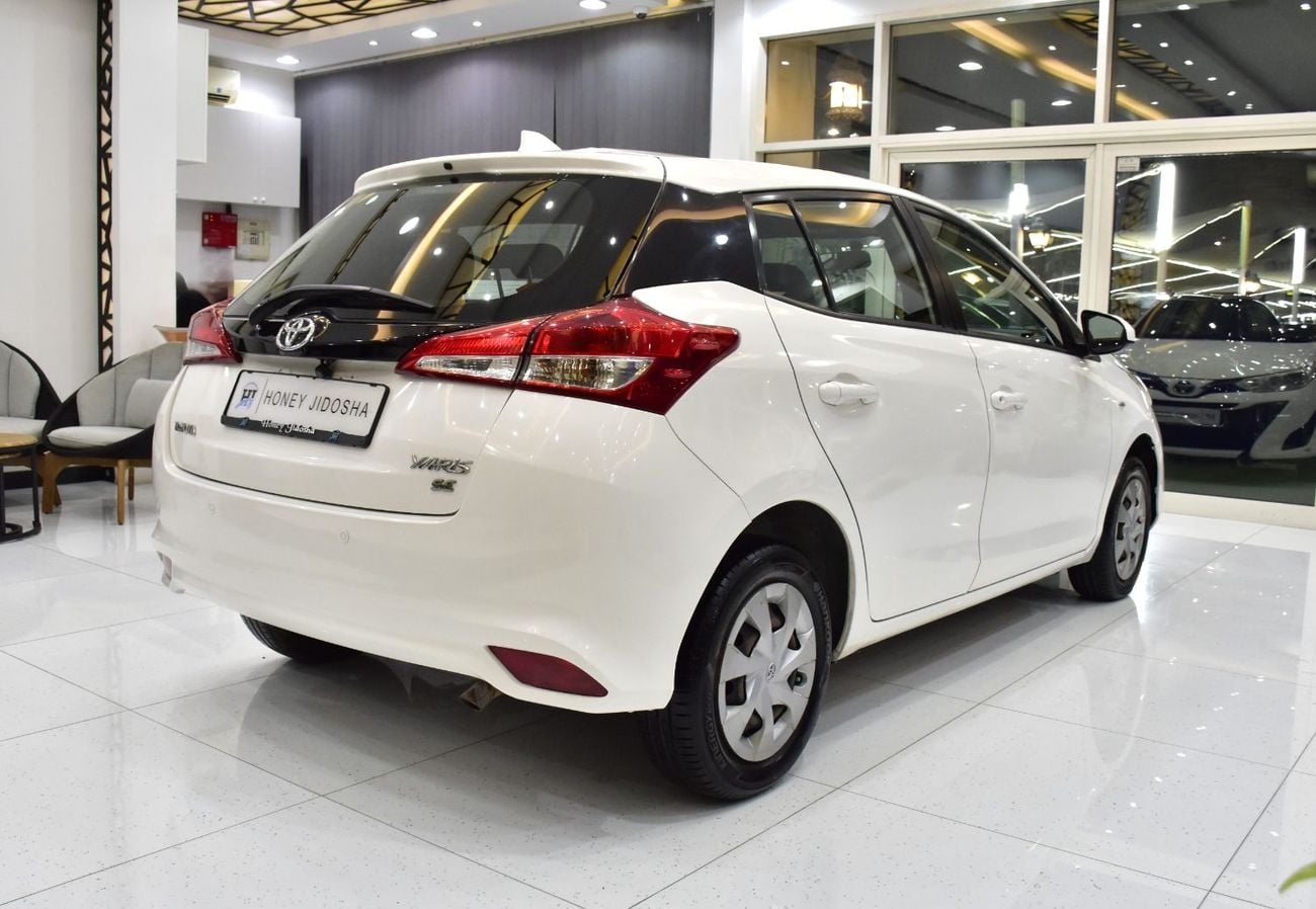 تويوتا يارس EXCELLENT DEAL for our Toyota Yaris SE ( 2018 Model ) in White Color GCC Specs