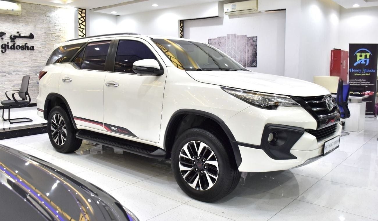 Toyota Fortuner EXCELLENT DEAL for our Toyota Fortuner TRD V6 ( 2018 Model ) in White Color GCC Specs