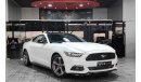 Ford Mustang Std AED 1,200 P.M | 2016 FORD MUSTANG V6 3.7L 300 HP | GCC | FULL OPTION