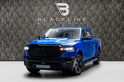 RAM 1500 BIGHORN CREW CAB BUY NOW, PAY 2027 | THE BLACKLINE STANDARD | 2029 Agency Warranty + Service Contract, GCC