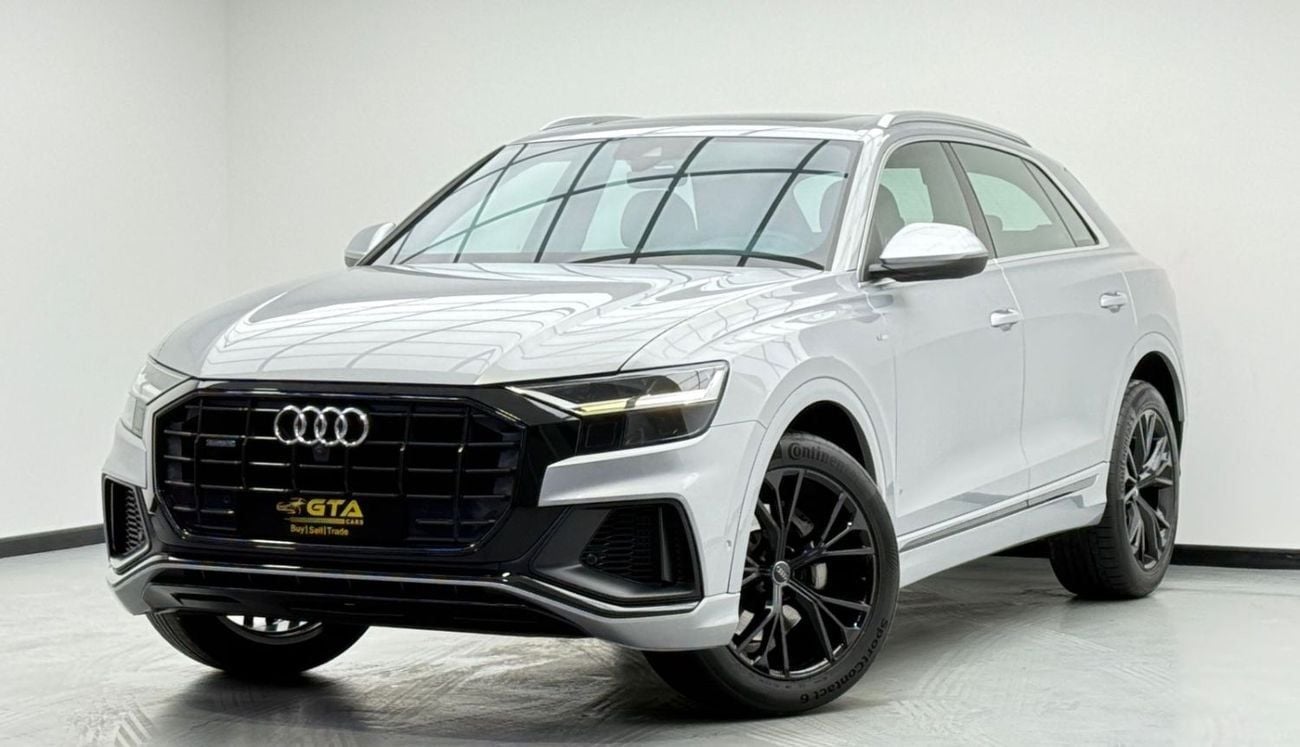 Audi Q8 55 TFSI quattro S-Line 3.0L (340 HP) 2020 Audi Q8 55 TFSI Quattro S-Line Black Edition, Warranty, Fu