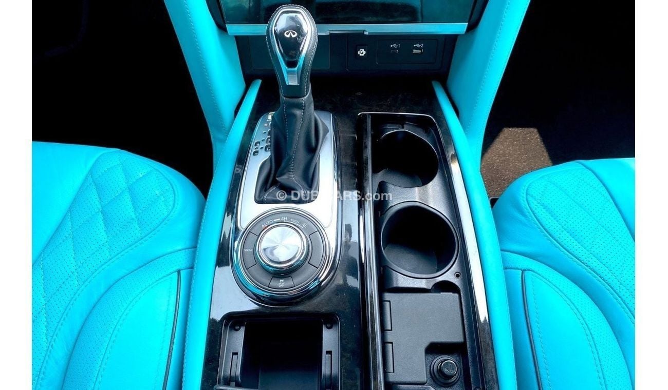 Infiniti QX80 GCC 2019 Nardo Grey Unique Interior Design by MBS