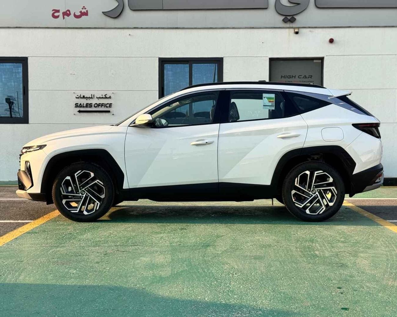 هيونداي توسون HYUNDAI TUCSON 1.6T - 2027 MODEL - GCC SPECS - WHITE COLOR