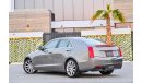 Cadillac ATS | 1,253 P.M | 0% Downpayment | Spectacular Condition!