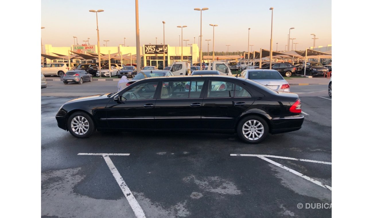 مرسيدس بنز E 350 موديل 2007 خليجي 6ابواب فل مواصفات كراسي جلد ومثبت سرعه وتحكم كهربي كامل ونظام صوت ممتاز وكاميرا خلف