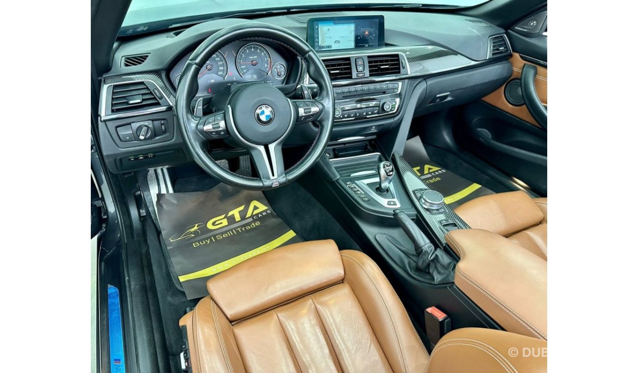 BMW M4 Std 2017 BMW M4 Cabriolet, Full Service History, Warranty, GCC