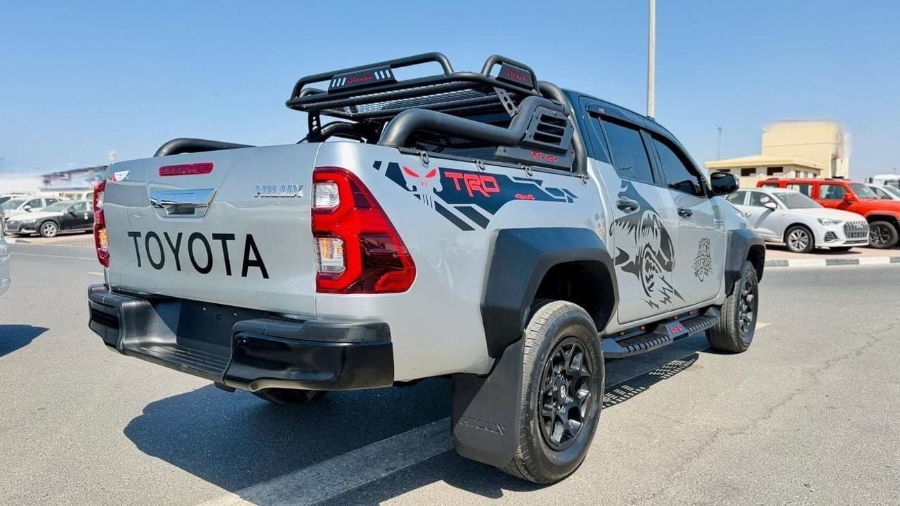 Toyota Hilux 2023| 2.8L DIESEL ENGINE | AT | RHD | HEAVY GTK 4X4 SPORTS BAR WITH BASKET | 4X4 SIDE STEPS WITH LED