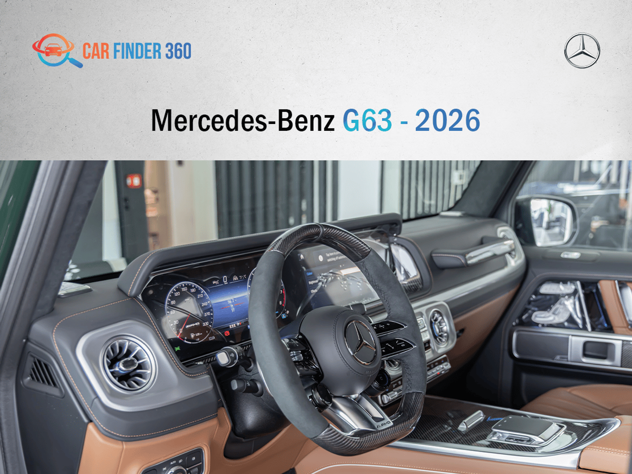 مرسيدس بنز G 63 AMG Mercedes-Benz G63 - 2026 - Green / Brown interior - GCC - Performance Package(Export only)