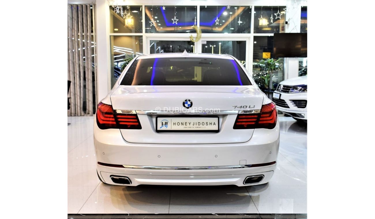 BMW 740Li HEAD OF PERFORMANCE ! ( LOW MILEAGE 87,000 KM ) BMW 740Li 2014 Model GCC Specs