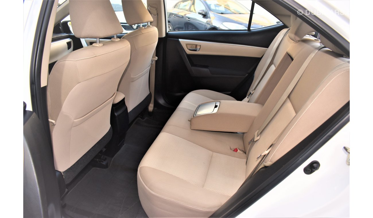 Toyota Corolla 1.6L SE+ 2015 GCC SPECS