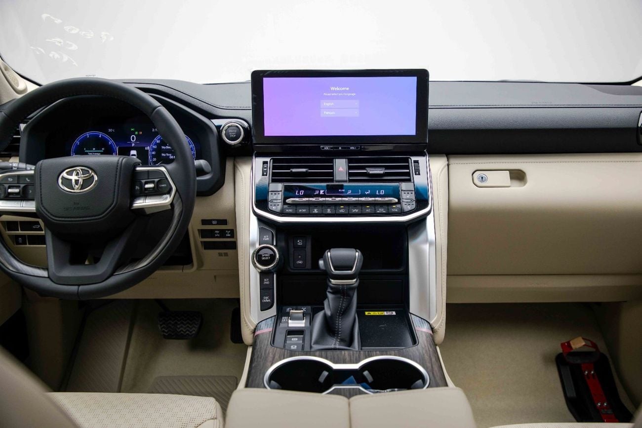 Toyota Land Cruiser VX LC300 4.0L - White Inside Beige | Export Only