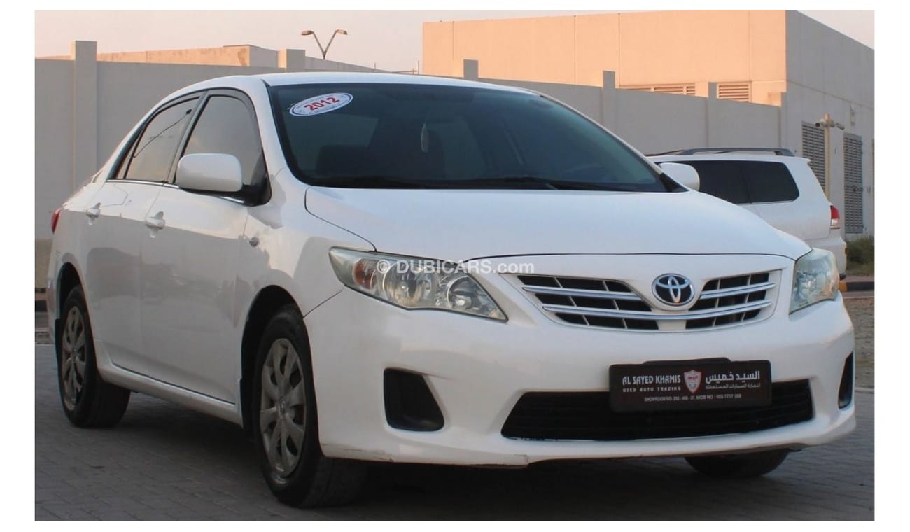 تويوتا كورولا XLI تويوتا كورولا 2012 خليجي بحالة ممتازة بدون حوادث