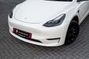 تسلا موديل Y Long Range | 3,427 P.M  | 0% Downpayment | Enhanced Autopilot | Pearl White