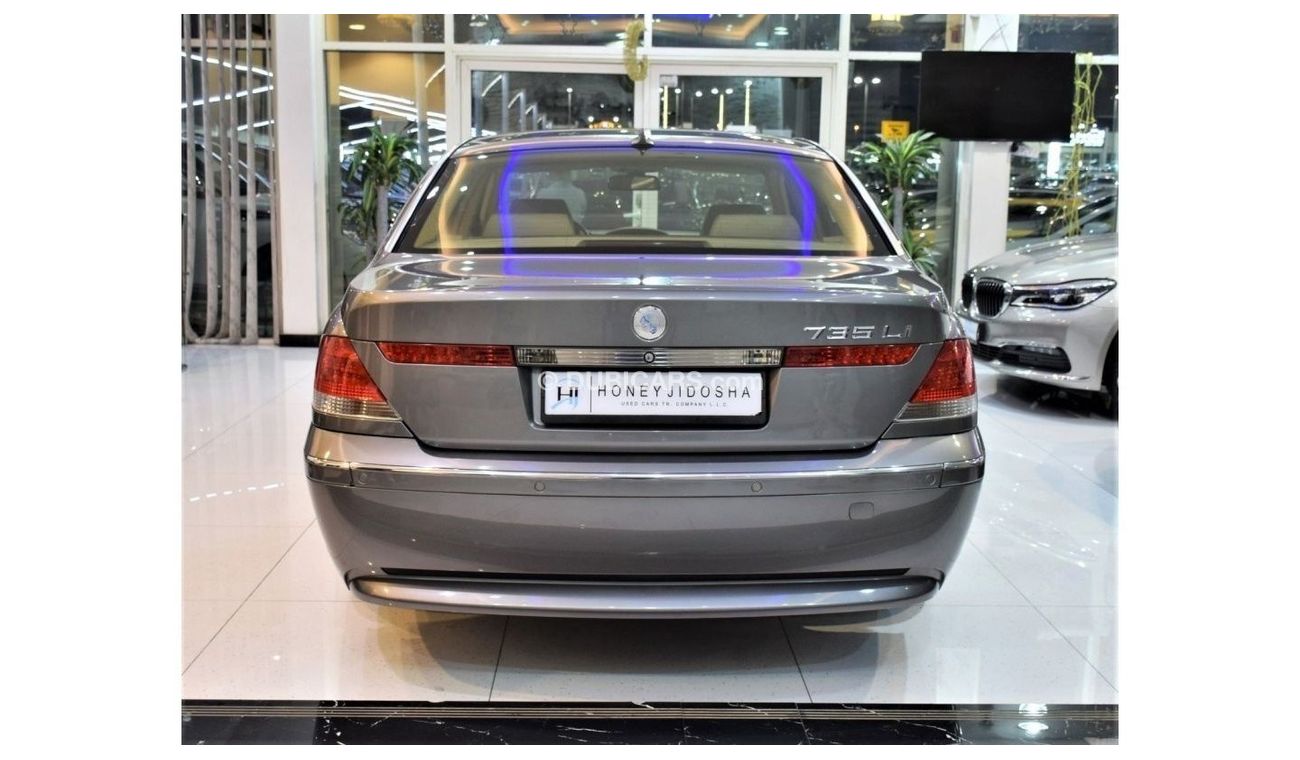 بي أم دبليو 735 VERY LOW MILEAGE! 61,000KM BMW 735Li 2003 Model!! in Grey Color! GCC Specs
