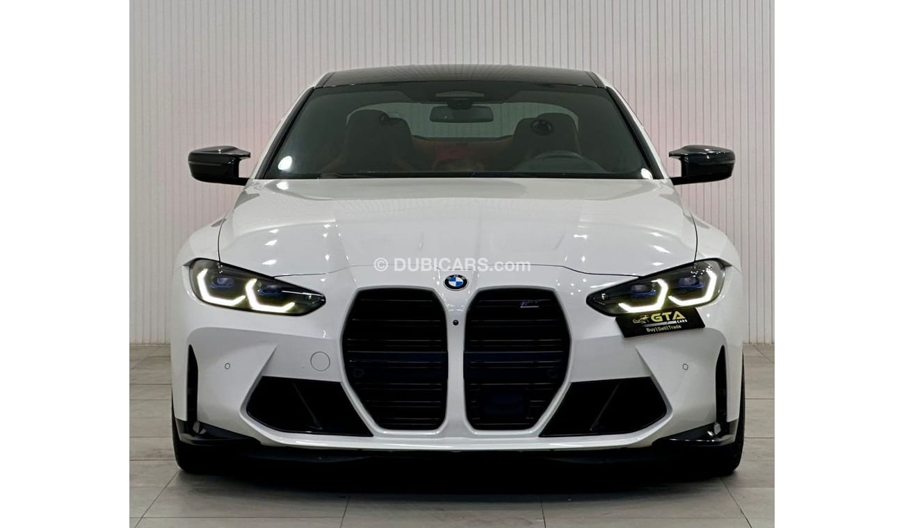 BMW M4 2021 BMW M4 Competition G82 (M Series) Coupe, AGMC Warranty + Service Contract, GCC