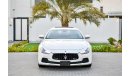 Maserati Ghibli S - GCC - AED 2,135 Per Month! - 0% DP