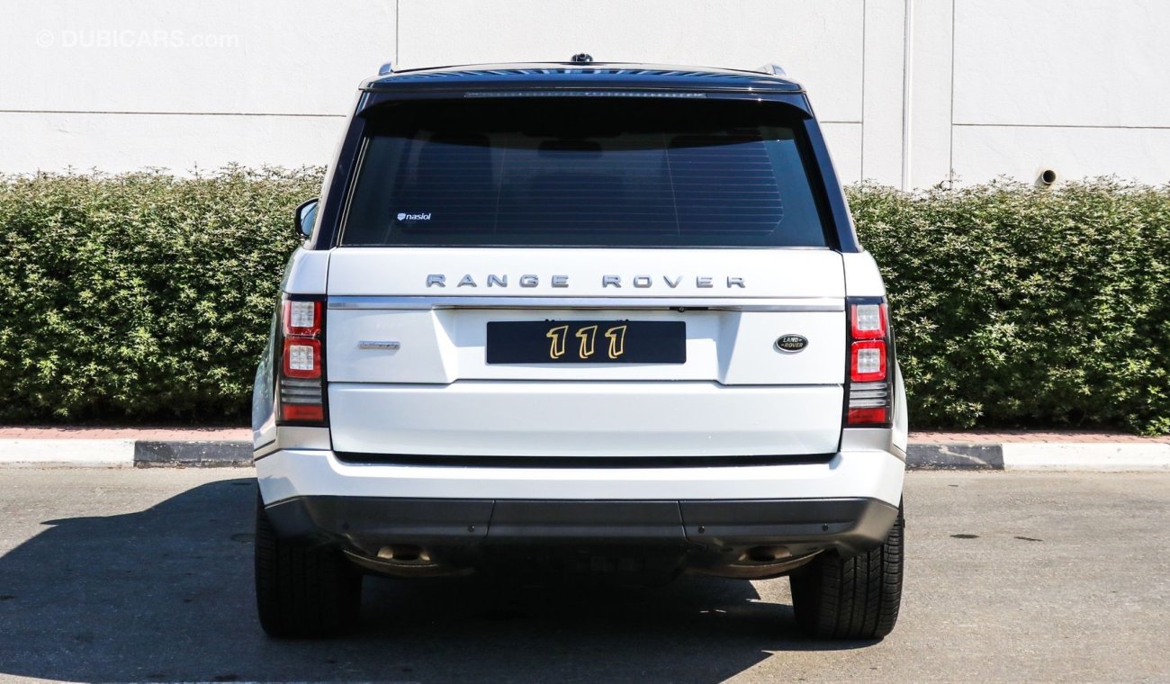 Land Rover Range Rover Vogue Supercharged LE / GCC Specifications