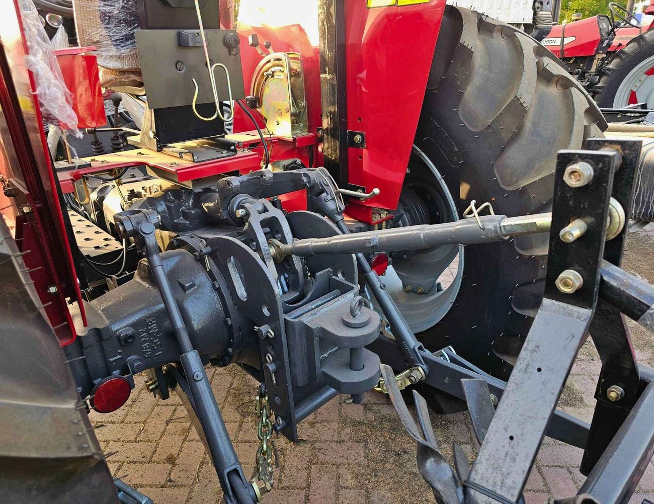 Massey Ferguson 385 TRACTOR | DIESEL | M/T | 4WD | DISC PLOUGH & WITH HARROW (CODE # 69072)