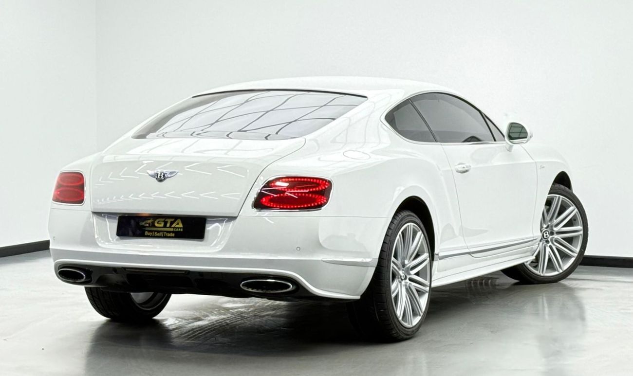 Bentley Continental GT 2015 Bentley Continental GT Speed W12, Service History, Excellent Condition, GCC