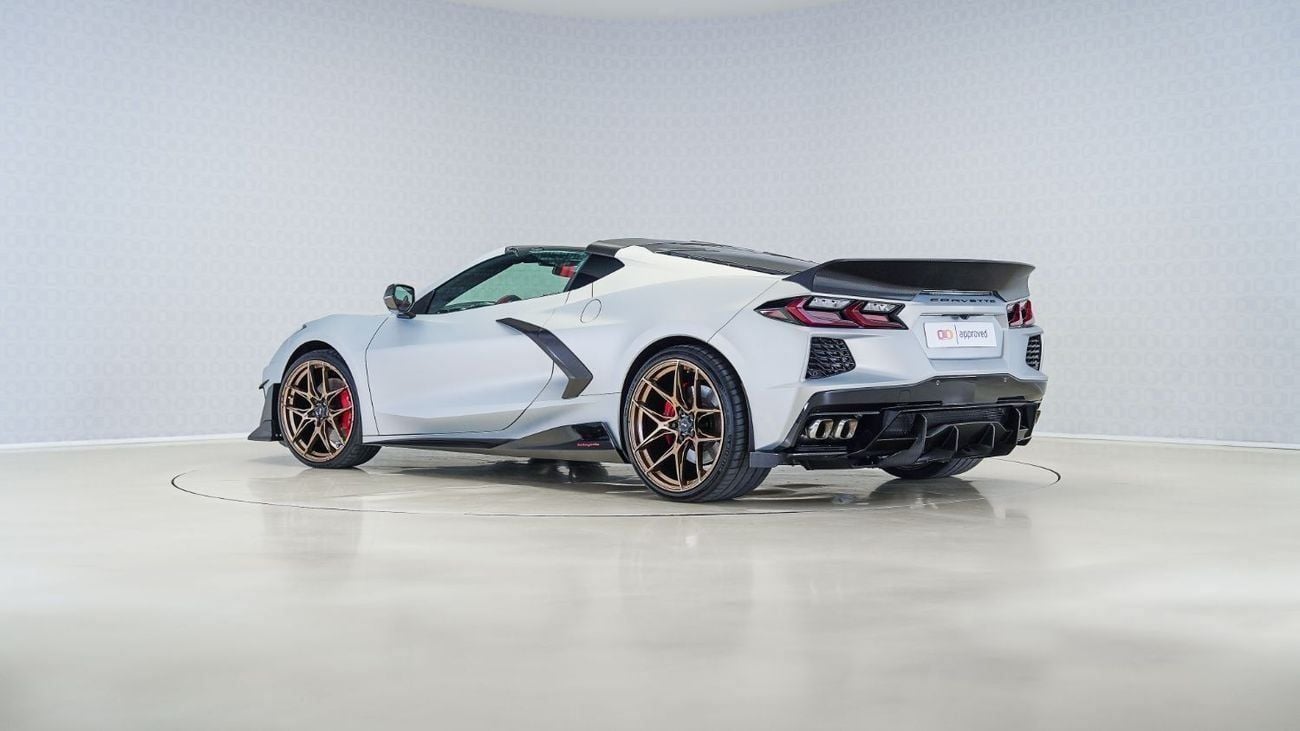 شيفروليه كورفت 2LT 6.2L (495 HP) Convertible Special Offer | AED 7,772 PM | 1 of 15 Special Example | Corvette LT2