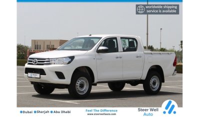 Toyota Hilux 2022 | 2.4L M/T 4WD WITH FABRIC SEATS BLACK INTERIOR EXPORT ONLY