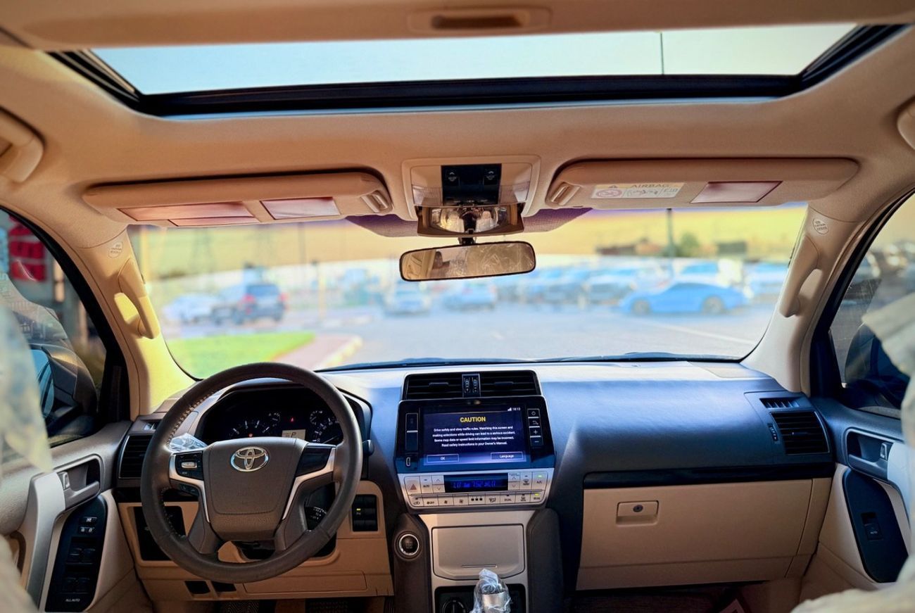 Toyota Prado VXR 2018 Model LHD Full Option GCC Specification Sunroof, Coolbox, Leather Seats, Electric Seats Top