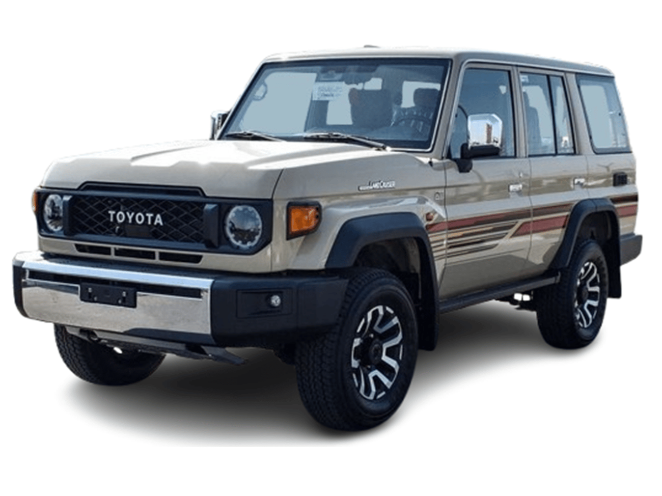 Toyota Land Cruiser 70 ECT0042 - Toyota LC76 Hardtop 5 Doors  - 4.0L Petrol Auto - Beige - Full Options