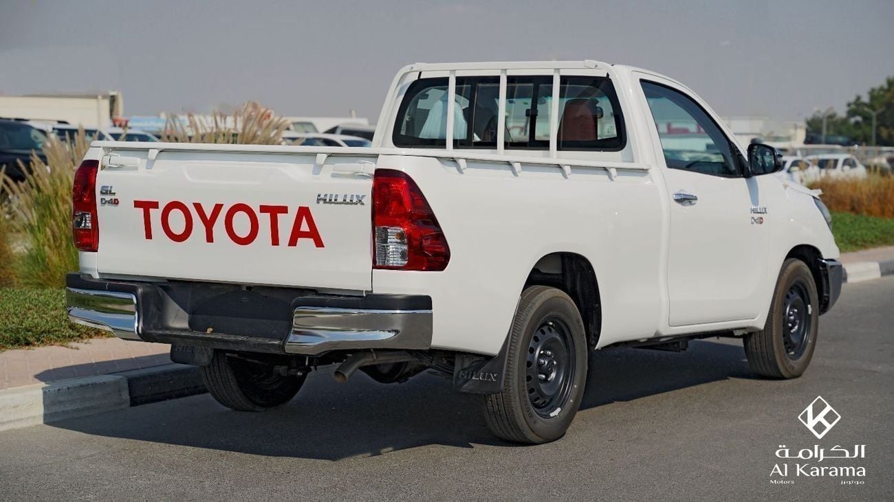تويوتا هيلوكس GL  2.4L Single Cab D-4D |  Manual Transmission | GCC Specs | Power Windows & Mirrors
