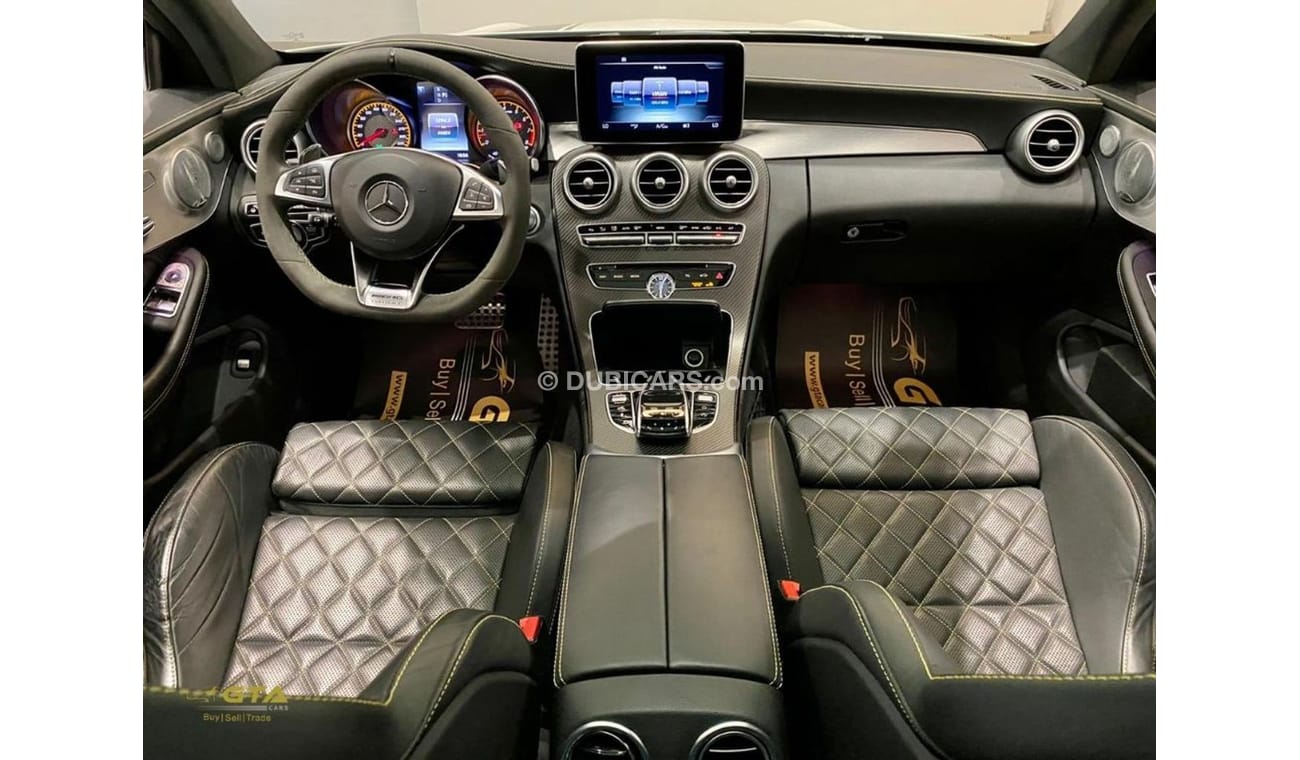 Mercedes-Benz C 63 Coupe 2017 Mercedes C63s AMG Coupe, Warranty, Full Mercedes History, GCC