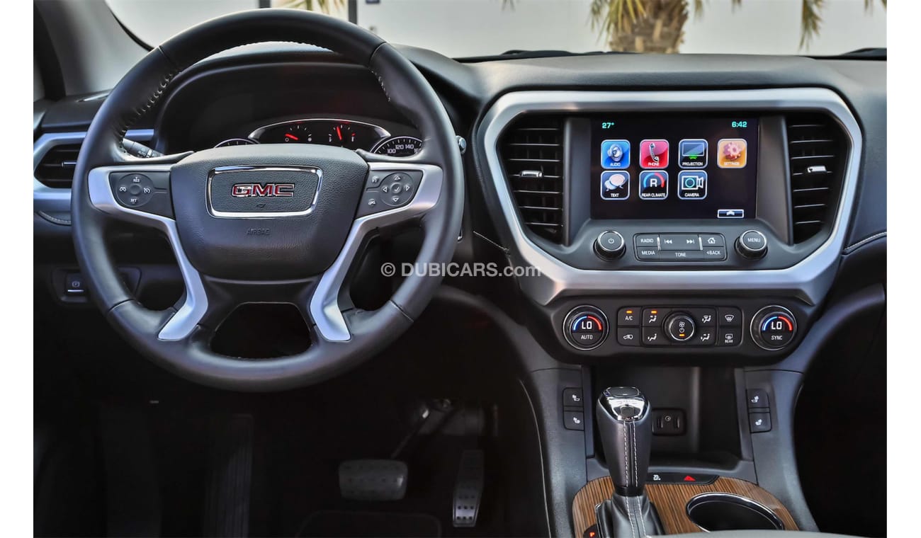 GMC Acadia | AED 1,743 Per Month | 0% DP | Exceptional Condition | Low Kms