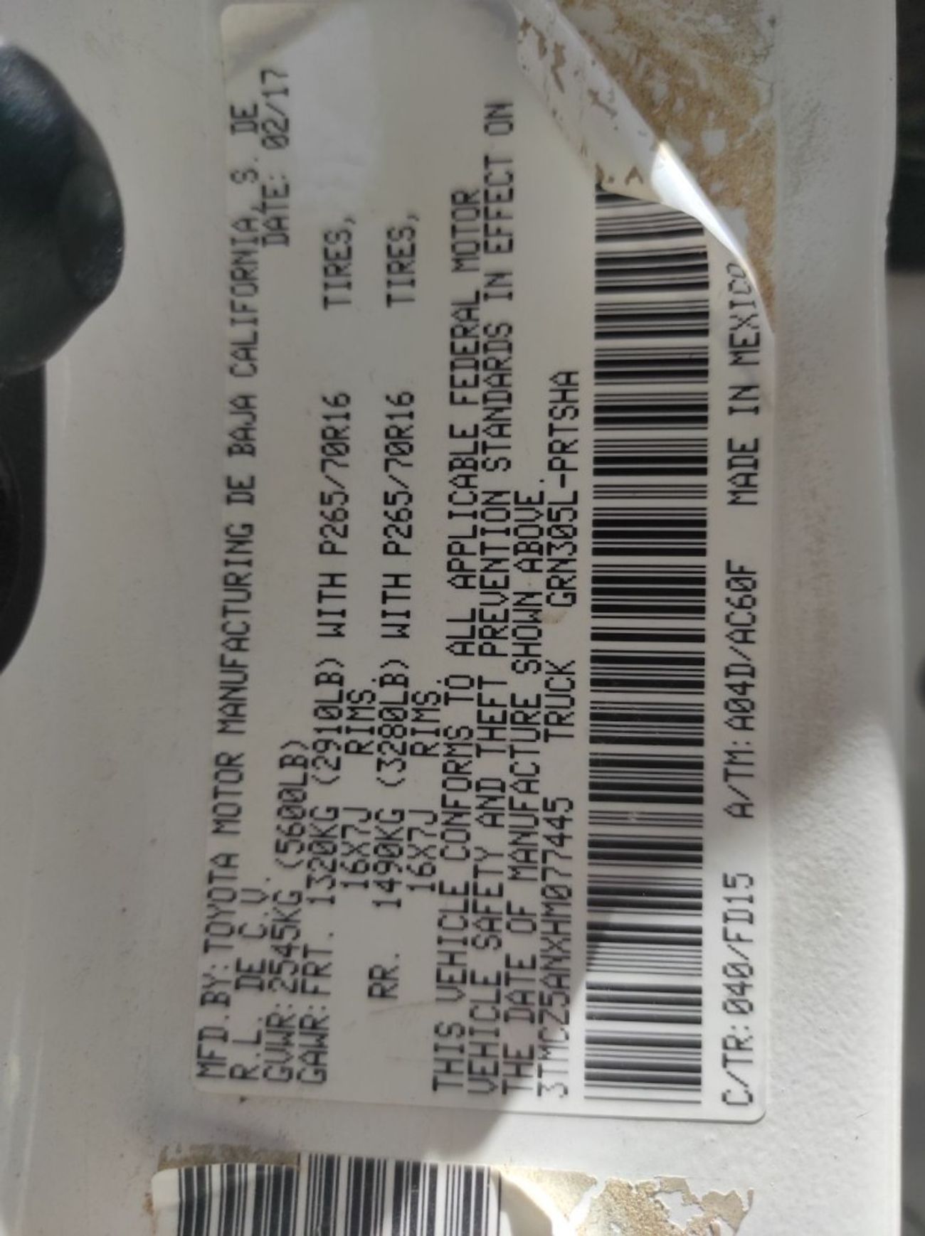 تويوتا تاكوما Toyota Tacoma 2017 V6 full options