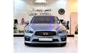 Infiniti Q50 AMAZING Infiniti Q50S 3.7 2014 Model!! in Light Blue Color! GCC Specs